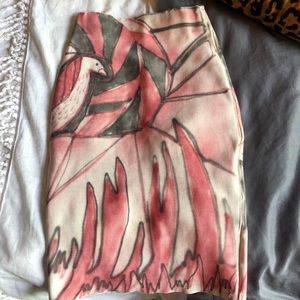 Hand Air brushed Boutique Pencil Skirt